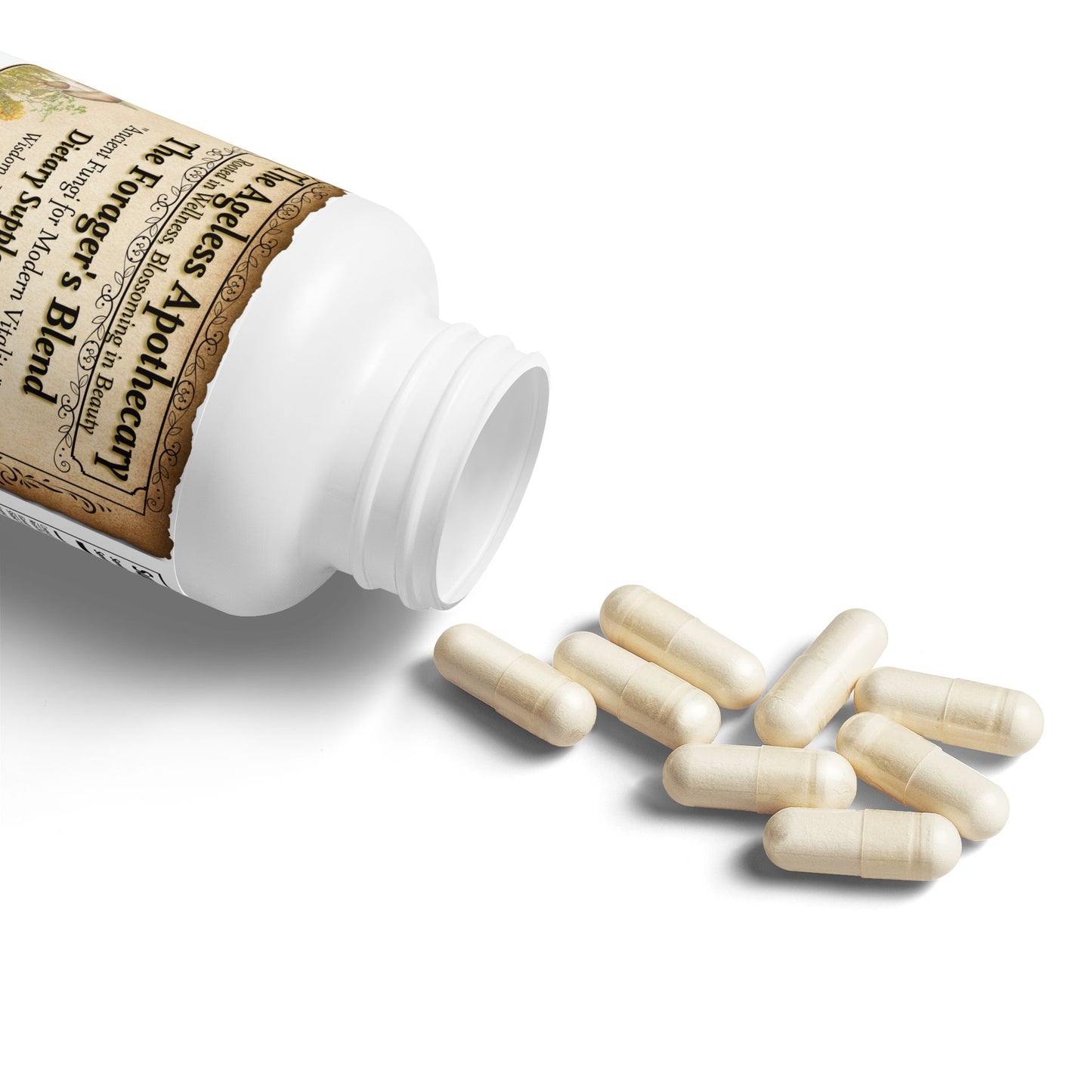 The Forager's Blend Dietary Supplement (60 Capsules - Mushroom Blend)