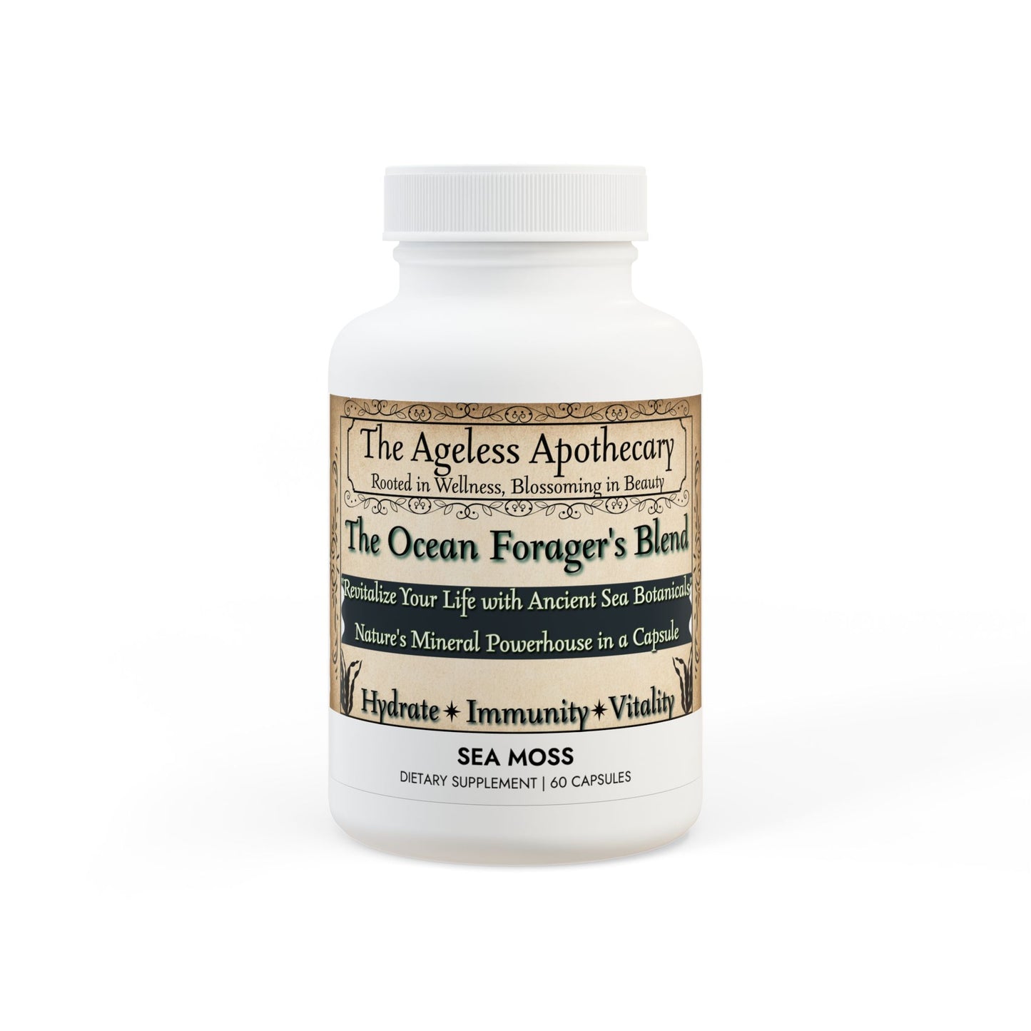 The Ocean Forager’s Blend - Sea Moss Supplement (60 Capsules)