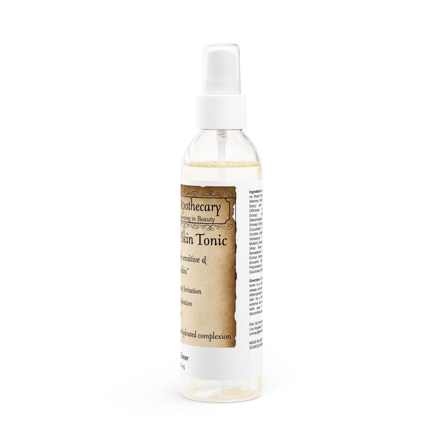 The Serenity Skin Tonic - Calming Toner, 6oz