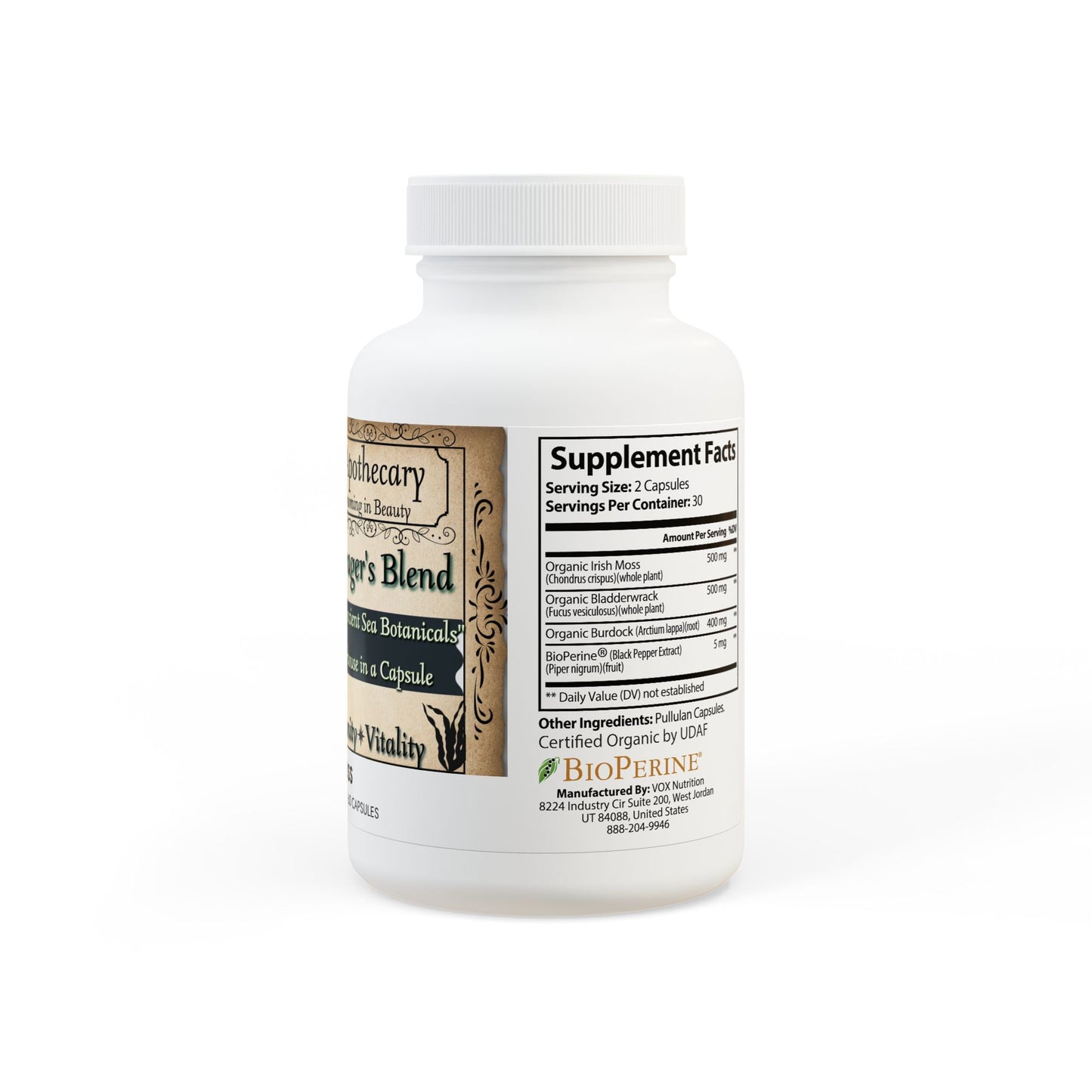 The Ocean Forager’s Blend - Sea Moss Supplement (60 Capsules)